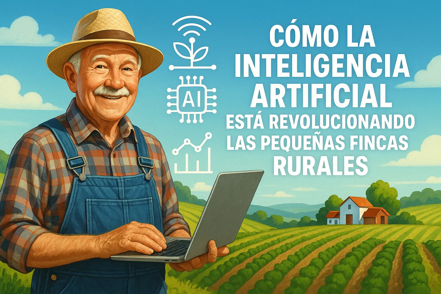 Cómo la inteligencia artificial está revolucionando las pequeñas fincas rurales